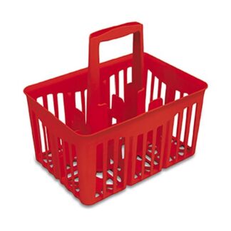 Porta bottiglie Porta bottiglie Stefanplast 42217 cestello 6 posti Rosso (ord.min.1.00 unità)