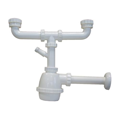 Sifone scarico Sifone scarico Idro Bric S0004 Bianco (ord.min.1.00 unità)