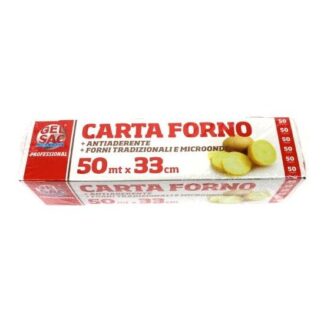 Rotolo cartaforno Rotolo cartaforno Gel Sac 440284 (50mt h.33 cm) (ord.min.1.00 unità)