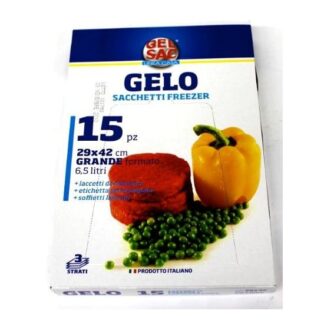 Sacchetti congelatore Sacchetti congelatore Gel Sac 504084 GELO con laccetti Trasparente azz (ord.min.1.00 unità)