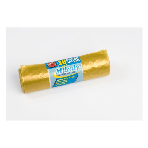 Set sacchi spazzatura Set sacchi spazzatura Gel Sac G 982144 MILADY con legaccio Giallo (ord.min.1.00 unità)