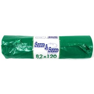 Set sacchi spazzatura Set sacchi spazzatura Gel Sac 982202C con legaccio Verde (ord.min.1.00 unità)