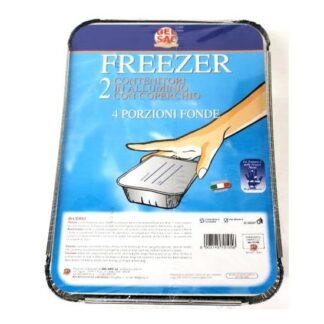 Set vaschette monouso Set vaschette monouso Gel Sac 701056 Gr63 4 Porzioni (ord.min.1.00 unità)