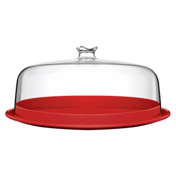 Porta torta Porta torta Cosmoplast 88 Margherita Rosso (ord.min.1.00 unità)