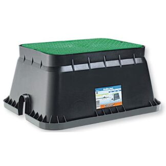 Pozzetto impianto irrigazione Pozzetto Claber 90510 RAINJET Grande con coperchio Nero e Verde (ord.min.1.00 unità)