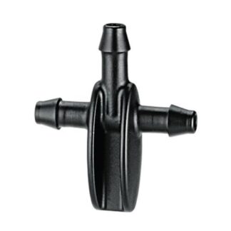 Raccordo derivatore impianto irrigazione Raccordo derivatore Claber 91141 RAINJET a 3 vie per tubi capillare (ord.min.1.00 unità)