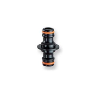 Raccordo giunzione tubi irrigazione Raccordo giunzione Claber 8613 GARDENLIFE doppio innesto rapido Quick (ord.min.1.00 unità)