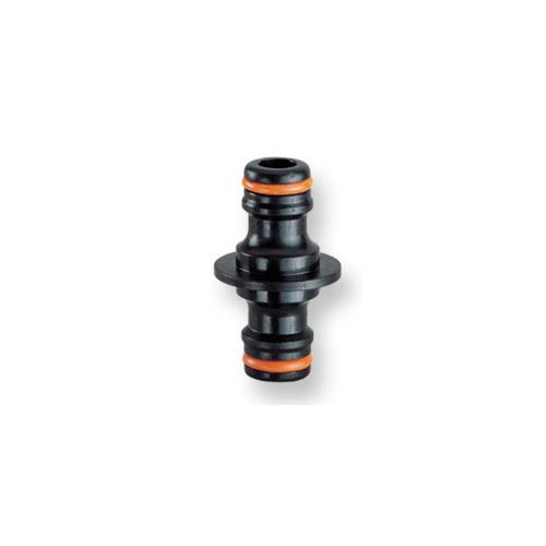 Raccordo giunzione tubi irrigazione Raccordo giunzione Claber 8613 GARDENLIFE doppio innesto rapido Quick (ord.min.1.00 unità)