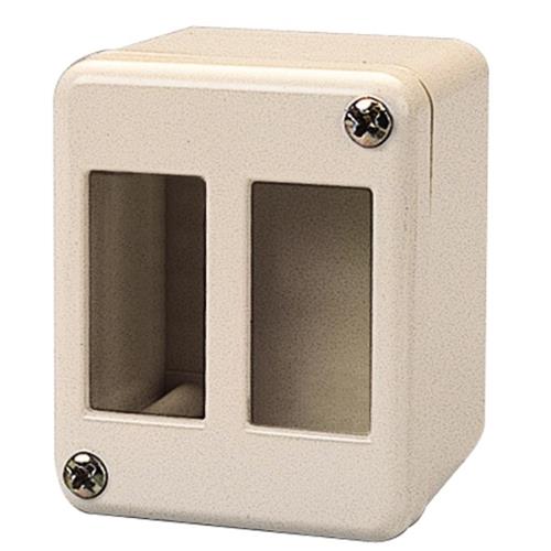 Scatola elettrica Scatola elettrica Poly Pool PP0154 esterna per 2 moduli Avorio (ord.min.1.00 unità)