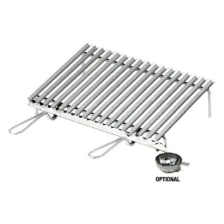 Griglia barbecue Griglia barbecue Ompagrill 20650 con recupero grassi Cromo lucido (ord.min.1.00 unità)