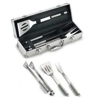 Set attrezzi barbecue Set attrezzi barbecue Ompagrill 03380 Cromo (ord.min.1.00 unità)