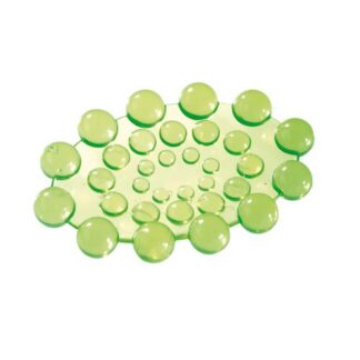 Porta sapone appoggio Gedy 2004P800 SPOT Verde trasparente Porta sapone appoggio (ord.min.1.00unità)