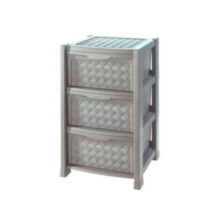 Cassettiera salvaspazio Cassettiera salvaspazio Tontarelli 8025646908 ARIANNA 3C Grigio talpa (ord.min.1.00 unità)