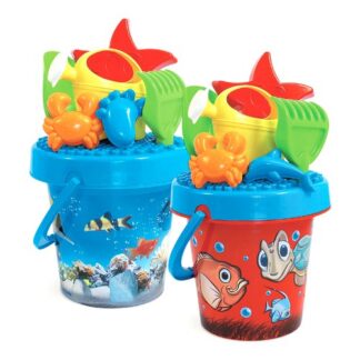 Set gioco sabbia Adriatic 564 Set secchiello mare con accessori Assort Set sabbia (ord.min.1.00unità)