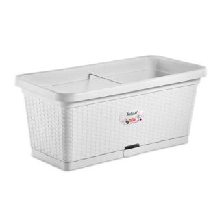 Fioriera Fioriera Stefanplast 75350 NATURAL Bianco (ord.min.1.00 unità)