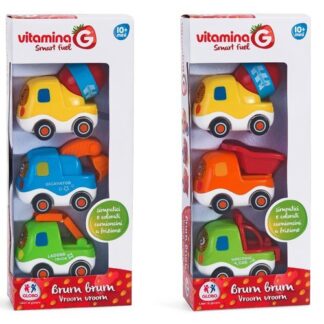 Prime attività Gioco prima infanzia Globo 05102 VITAMINA G Set 3 Veicoli emergenza fr (ord.min.1.00 unità)