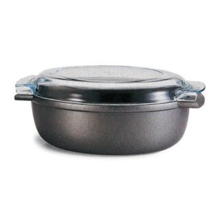 Rostiera Rostiera Risoli 00109F 36T00 SAPORELLA con coperchio Nero (ord.min.1.00 unità)