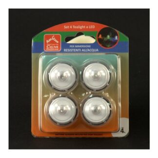 Set candele led Set candele led Amicasa Art 8 Tealight Immersione (ord.min.1.00 unità)