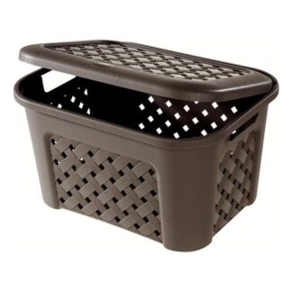 Cesta multiuso Cesta Tontarelli 8105406909 ARIANNA con coperchio Wengè (ord.min.1.00 unità)