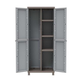 Armadio plastica Terry 1002813 C RATTAN 3680 Grigio e Tortora Armadio plastica (ord.min.1.00unità)