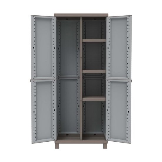 Armadio plastica Terry 1002813 C RATTAN 3680 Grigio e Tortora Armadio plastica (ord.min.1.00unità)