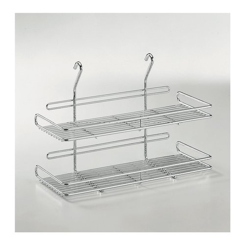 Mensola barra sottopensile Mensola barra sottopensile Lemi 30305 COLLEZIONE WIRE 2 Ripiani Cromo (ord.min.1.00 unità)