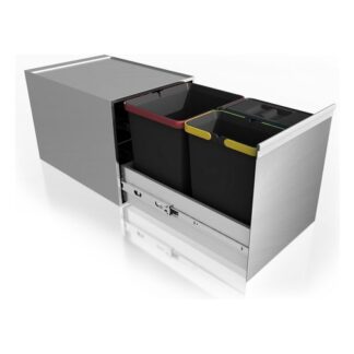Pattumiera differenziata incasso Pattumiera incasso Lavenox SY D 13 SYSTEM Inox (ord.min.1.00 unità)