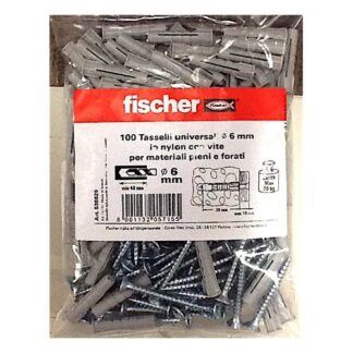 Tasselli Set tasselli Fischer 536929 Kit 100 (ord.min.1.00 unità)