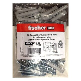 Tasselli Set tasselli Fischer 536930 Kit 50 (ord.min.1.00 unità)