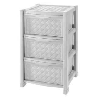 Cassettiera salvaspazio Cassettiera salvaspazio Tontarelli 8025646112 ARIANNA 3C Bianco (ord.min.1.00 unità)