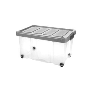 Contenitore salvaspazio Contenitore Tontarelli 8035640AK5 PUZZLE BOX con ruote Grafite (ord.min.1.00 unità)