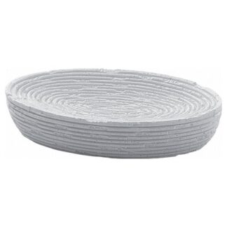 Porta sapone appoggio Porta sapone appoggio Gedy GM1102 GEMINI Bianco rigato (ord.min.1.00 unità)