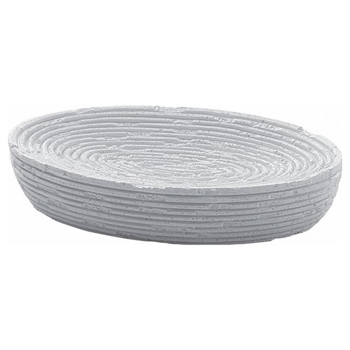 Porta sapone appoggio Porta sapone appoggio Gedy GM1102 GEMINI Bianco rigato (ord.min.1.00 unità)