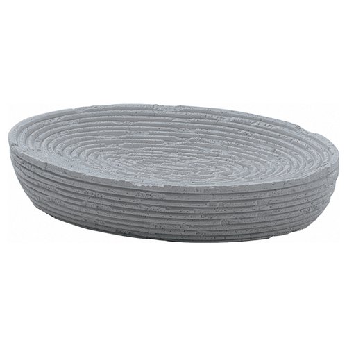 Porta sapone appoggio Porta sapone appoggio Gedy GM1108 GEMINI Grigio rigato (ord.min.1.00 unità)