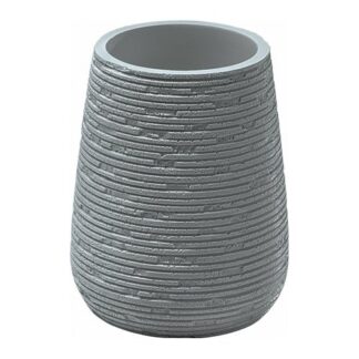 Bicchiere porta spazzolino Bicchiere porta spazzolino Gedy GM9808 GEMINI Grigio cemento (ord.min.1.00 unità)