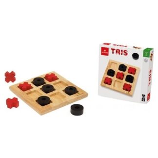 Gioco di società Gioco Dal Negro 54239 Tris in Legno 21X21 (ord.min.1.00 unità)
