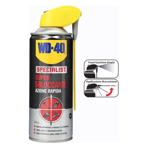 Lubrificante spray Lubrificante spray Wd40 Company 39348 SPECIALIST Super sbloccante (ord.min.1.00 unità)