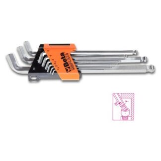 Set chiavi maschio esagonale Set chiavi maschio esagonale Beta 000960974 96BP/SC9 Cromo (ord.min.1.00 unità)