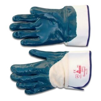 Guanti lavoro Guanti lavoro Neri 350013 NBR EDMOND 911 Bianco e Blu (ord.min.1.00 unità)