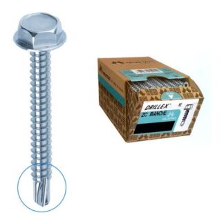 Set viti per metallo Viti metallo Mustad DXADKR550500C8C DRILLEX Zincato (ord.min.1.00 unità)