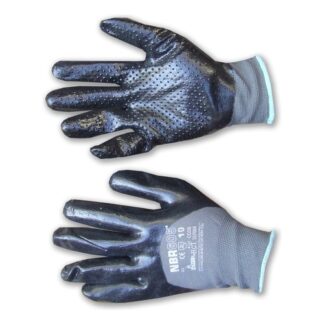 Guanti lavoro Issaline 0736010 NBR 605 Grigio e Nero Guanti lavoro (ord.min.1.00unità)