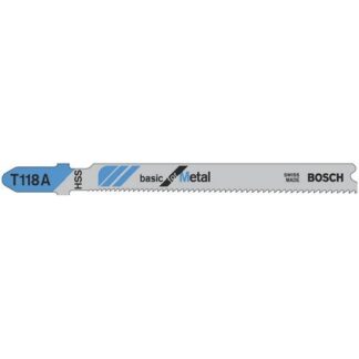 Set lame seghetto alternativo Set lame seghetto alternativo Bosch 2608631013 Metallo T118A (ord.min.1.00 unità)