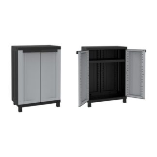 Armadio plastica Armadio plastica Terry 1002709 TWIST Black 680 Grigio e Nero (ord.min.1.00 unità)