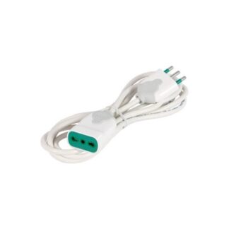 Prolunga elettrica Fanton 92680 (16A 2P+T)  Bianco Prolunga elettrica (ord.min.1.00unità)