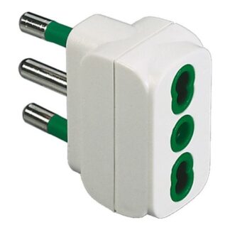 Adattatore presa elettrica Adattatore Fanton 82110 Bianco (ord.min.1.00 unità)