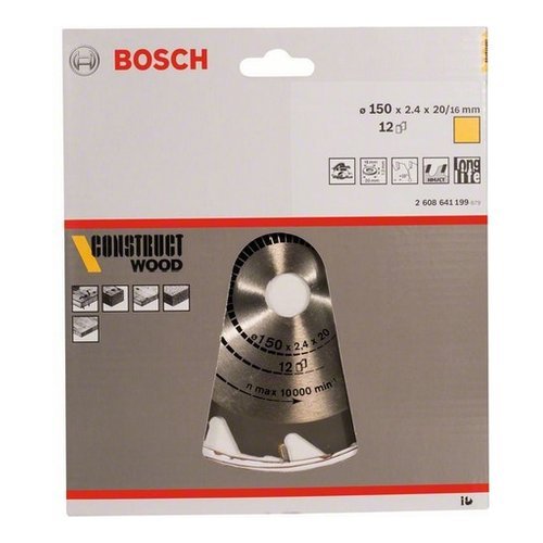 Lama a disco sega circolare Lama a disco Bosch 2608641199 CONSTRUCT WOOD (ord.min.1.00 unità)