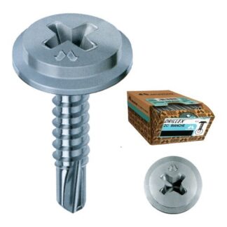 Set viti per metallo Viti metallo Mustad DX232A480380C8C DRILLEX Zincato (ord.min.1.00 unità)