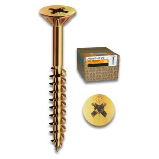 Set viti per legno Viti legno Mustad PFACZP350400C8C PANEL VIT Cromo lucido (ord.min.1.00 unità)