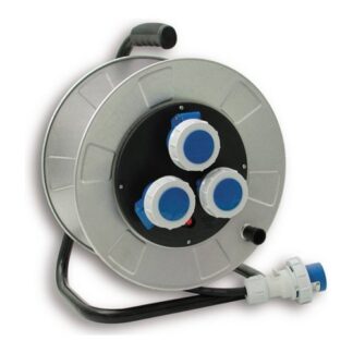 Avvolgicavo elettrico Avvolgicavo elettrico Fanton 14350 GOLIA METAL 3P Cee Zincato (ord.min.1.00 unità)