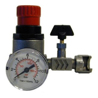 Regolatore pressione Regolatore pressione Walmec 61000 ASTUROMEC per compressore F 1/4"usci (ord.min.1.00 unità)